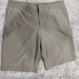Hang Ten Men's Beige Flat Front Shorts